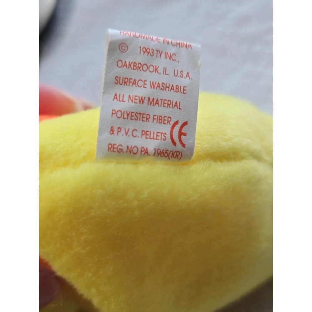 Ty Beanie Babies Quackers Date Of Birth‎ April 19 1994